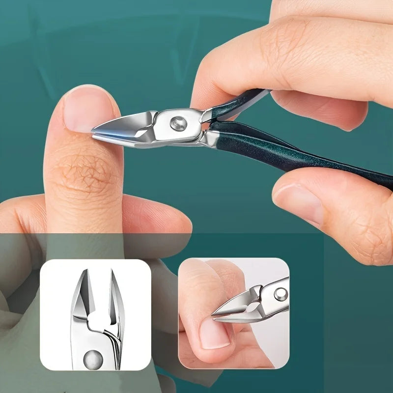 Premium Stainless Steel Manicure & Pedicure Kit – 7/10/12/18 Piece Nail Care Set with Travel Case